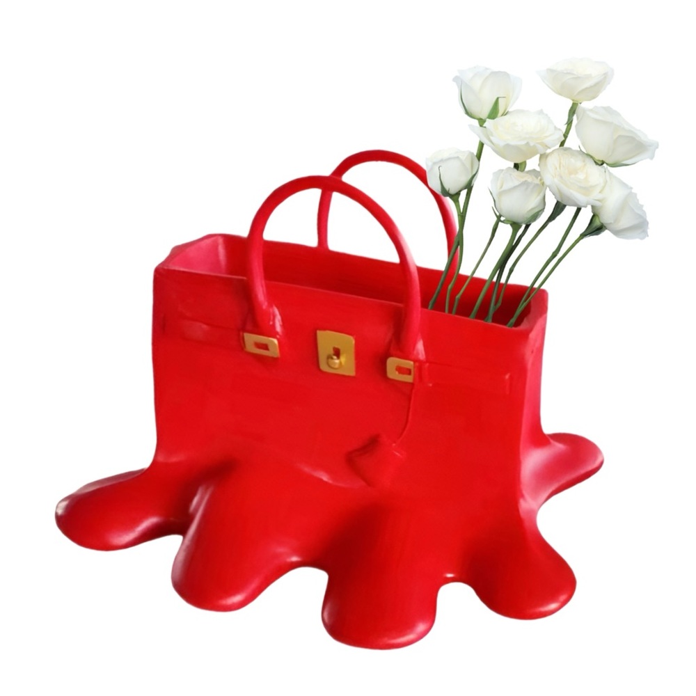 Handbag Shaped Purse Vase